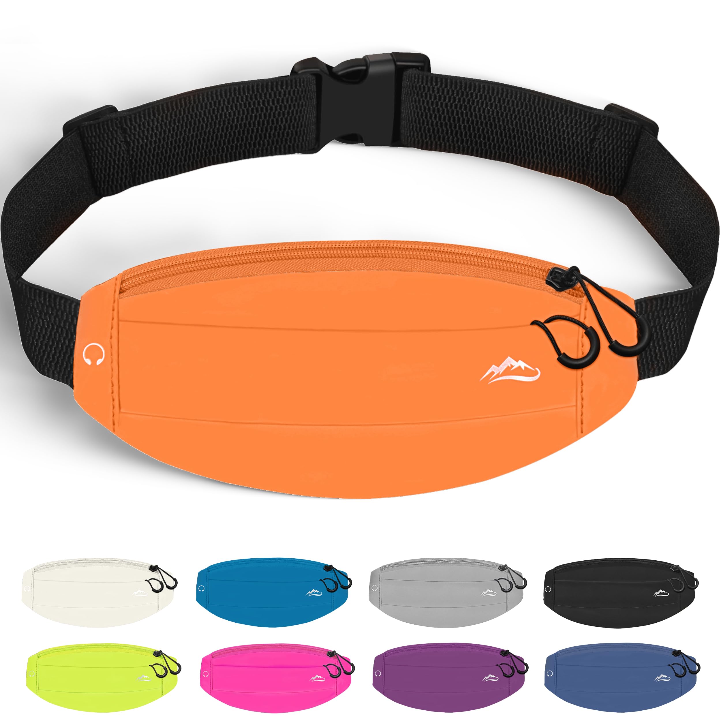 UPTARD Running Belt Running Fanny Pack Women Whole Bag Reflective Running Belt for Men Running Fanny Pack Runners Belt Phone Holder for Running Running Belt for Women (orange)